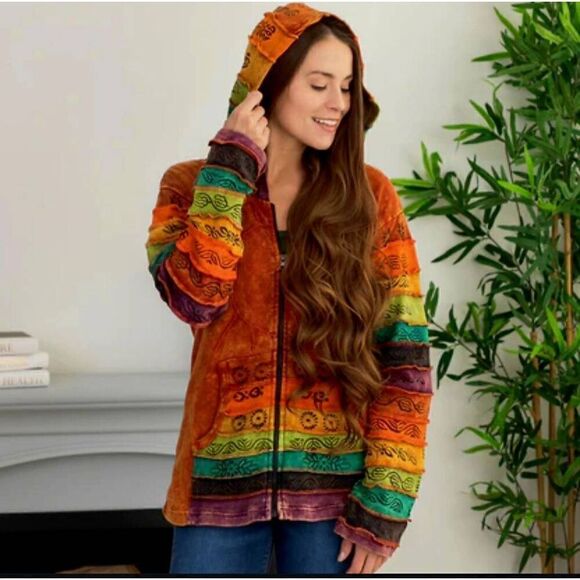 VINTAGE JACKET BY THE GREATER GOOD NETWORK - Picture 1 of 8
